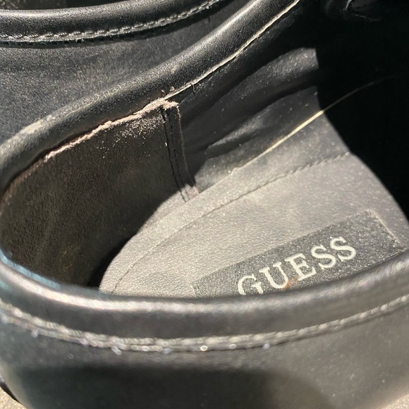 NWT Mens Guess Dress Shoe, Color Black Medium Width Size 11 - Picture 7 of 11